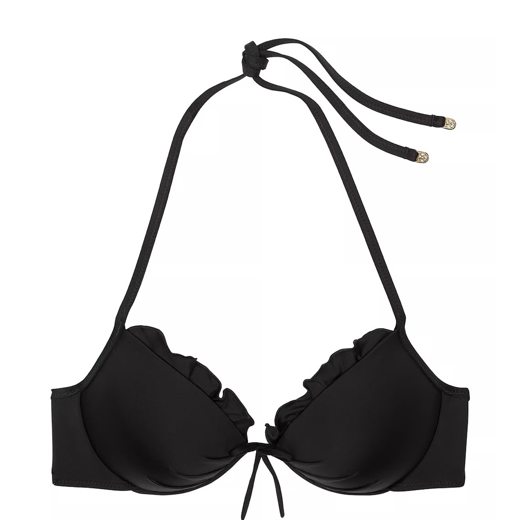 Victoria's Secret Swim Vs Archives Essential Ruffled Push-Up Bikini Top